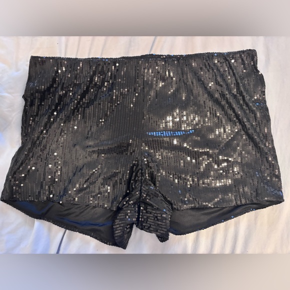 wild fable Pants - Black Sequin mini shorts